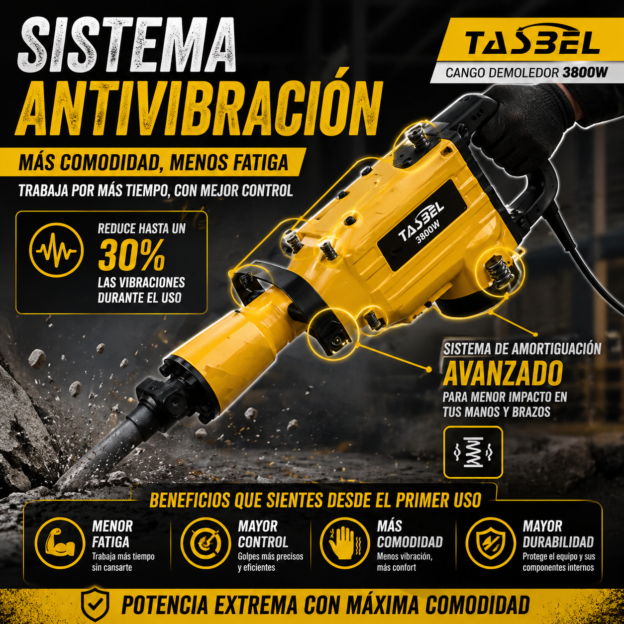 Cango Demoledor TB 3800W 50J