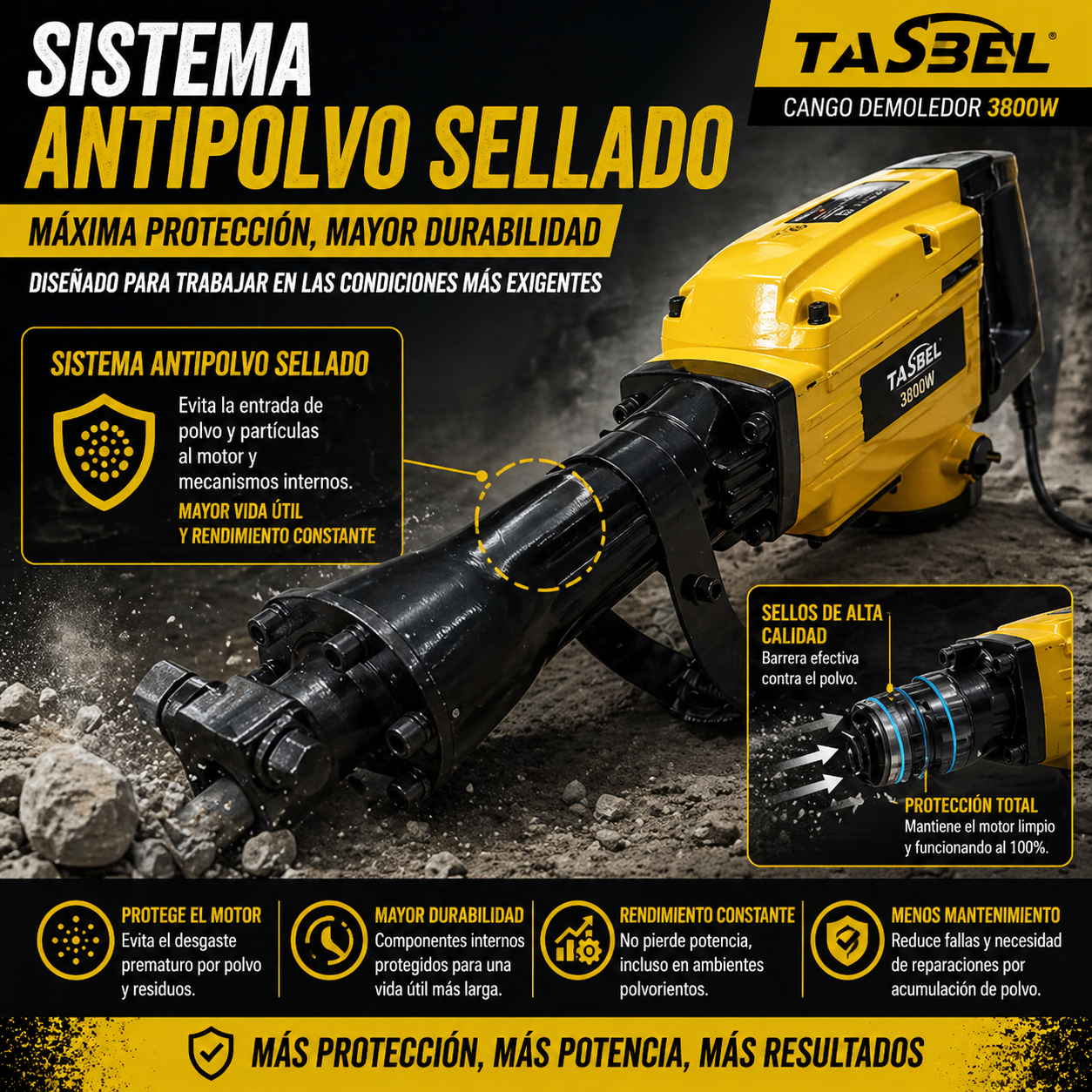 Cango Demoledor TB 3800W 50J